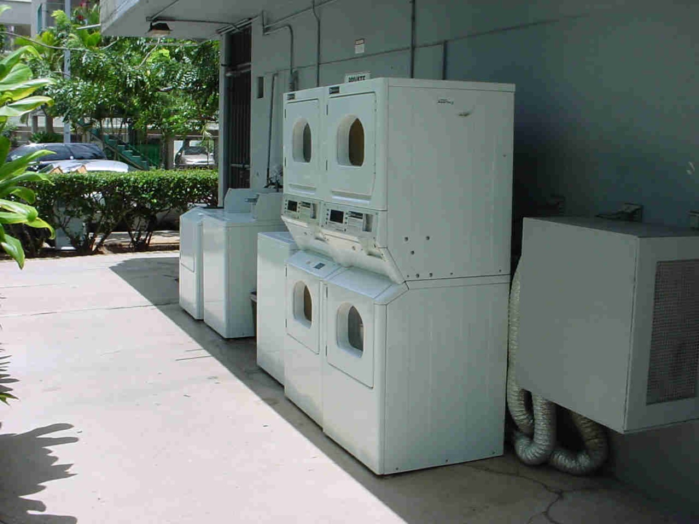 Coin-operated laundry facility on site